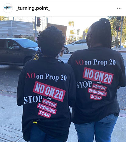 Supporting NO on Prop 20